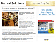 Tablet Screenshot of naturalsolutions-homeandbodycare.com